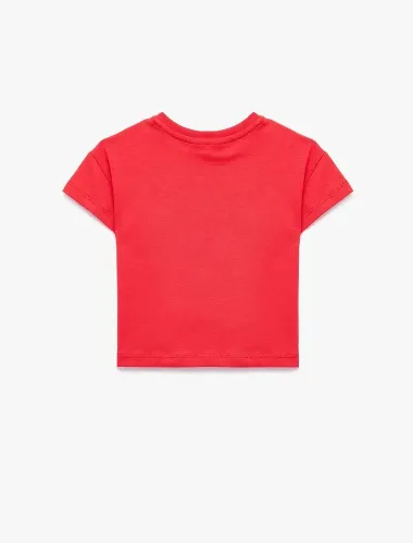 Resim Koton Kız Bebek T-shirt 6SMG10178AK