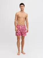 Resim Jack & Jones Jpstmauı Breeze Mını Strıpe Swım Srt Sn Erkek Deniz Şortu 12291425