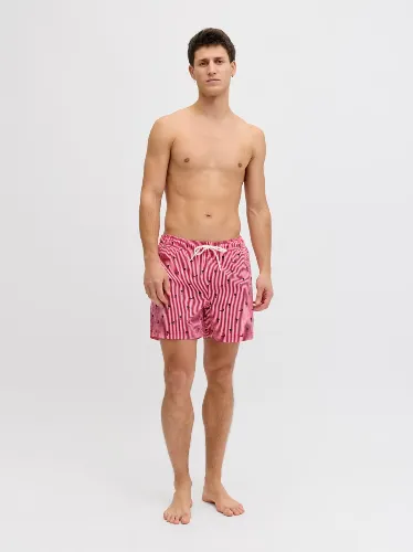 Resim Jack & Jones Jpstmauı Breeze Mını Strıpe Swım Srt Sn Erkek Deniz Şortu 12291425