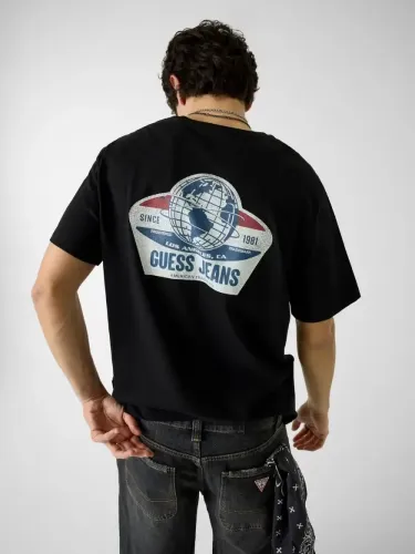 Resim M6YI07K3650-JBLK Gues Erkek T-shirt