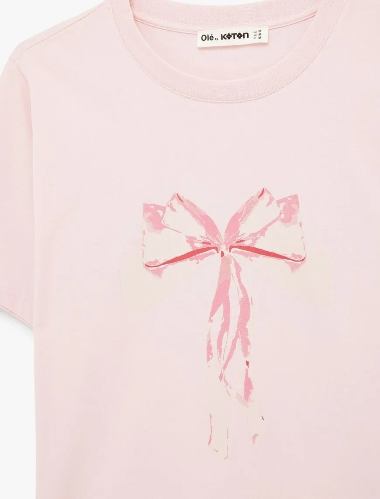 Resim Koton Kadın T-shirt 6SAK50065EK