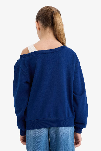 Resim Defacto Kız Çocuk Sweat G6827A8/NV42