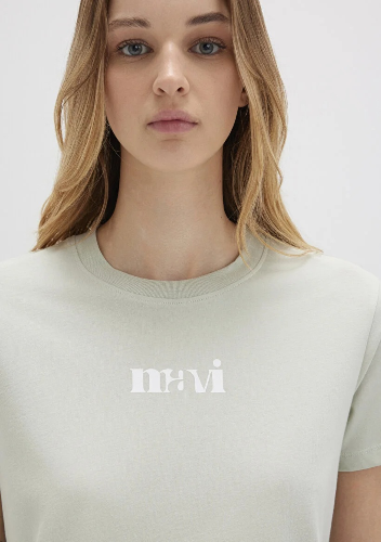 Resim Mavi Logo Kadın T-Shirt M1612241-70148