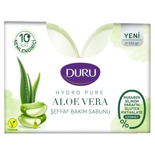 Resim Duru Hydro Pure Aloe Vera 135*2 Sabun 18 li