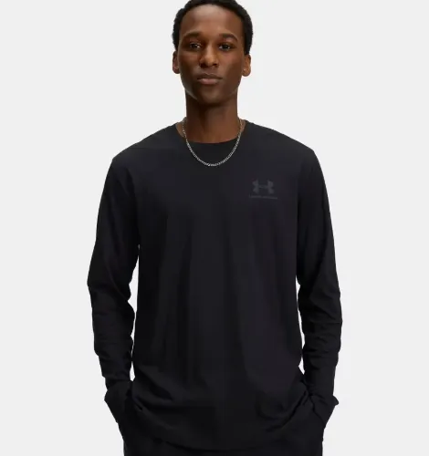 Resim Under Armour Ua Sportstyle Left Chest Ls Erkek Sweat 1329585-002