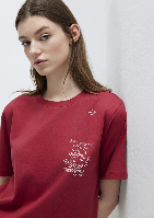 Resim Mavi Kadın T-shirt M1613875-70391