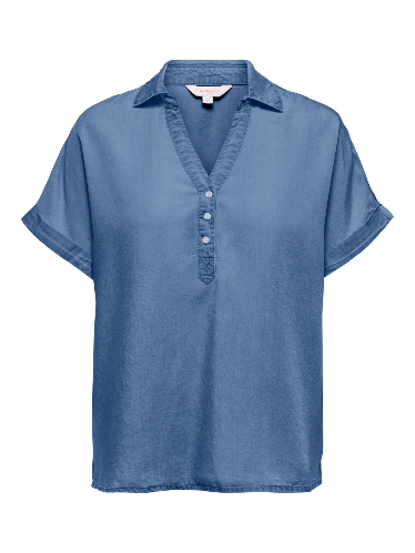 Resim Only Onlcharıs Lıfe Cap Sleeve Shırt  Wvn Cc Kadın T-Shirt 15363976