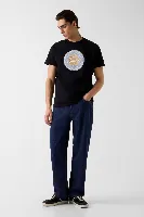 Resim Guess  Erkek  T-shirt M6GI48K3583-JBLK Ss Bsc Mosaıc Tıle Tee