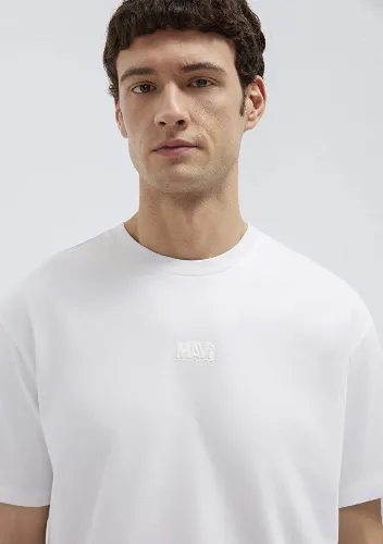 Resim Mavi Erkek T-shirt M0613349-620