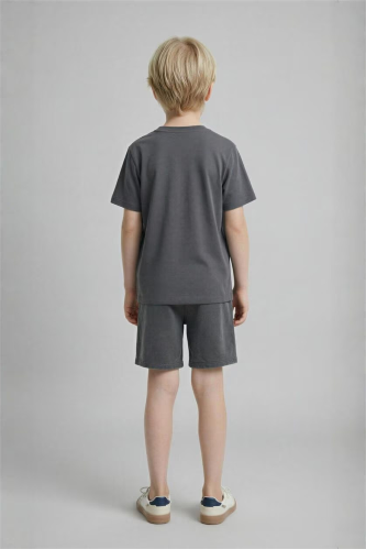 Resim Defacto Erkek Çocuk Şort Takım G8493A8/NV165