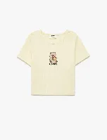 Resim Koton Kız Çocuk T-shirt 6SKG10490AK