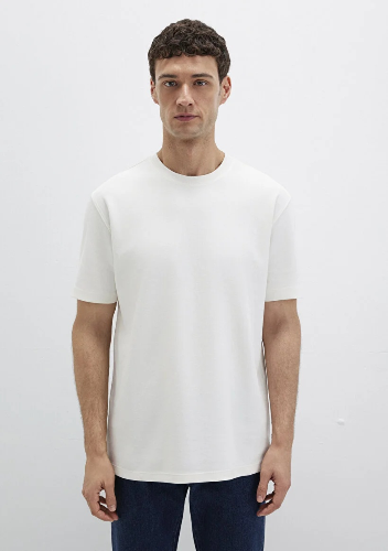 Resim Mavi Erkek T-shirt M0612731-70057