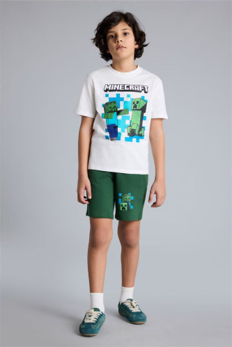 Resim Defacto Erkek Çocuk Şort Takım G6685A8/WT32