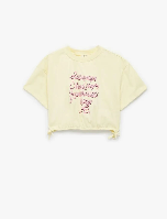 Resim Koton Kız Çocuk T-shirt 6SKG10179AK