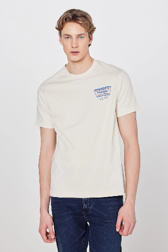 Resim Wrangler Grafik Logo Erkek T-shirt W2610018614