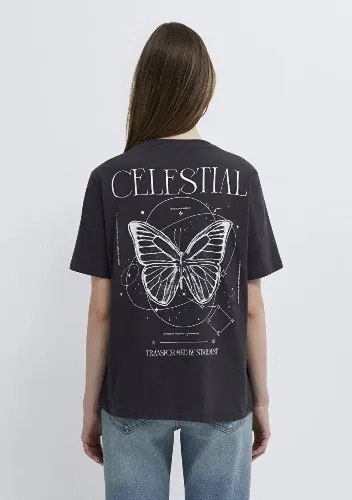 Resim Mavi Kadın T-shirt M1613871-70087