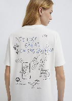 Resim Mavi Kadın T-shirt M1613725-80194