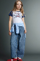 Resim Defacto Kız Çocuk T-shirt G8186A8/WT34