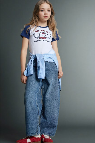 Resim Defacto Kız Çocuk T-shirt G8186A8/WT34