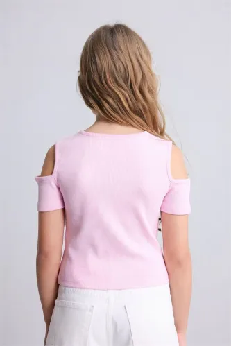 Resim Defacto Kız Çocuk T-shirt H7241A8/PN663