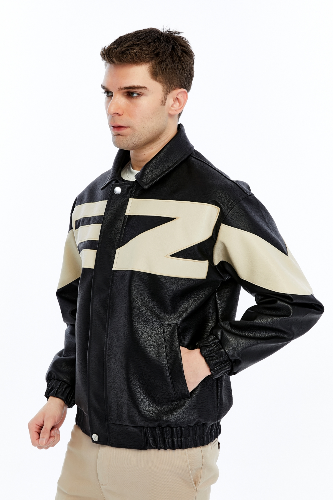 Resim Trender Erkek Deri Mont ve Ceket