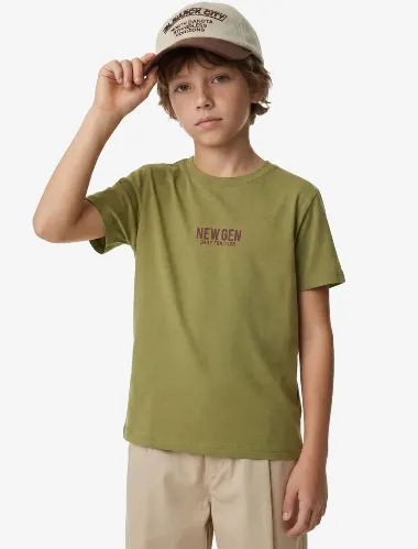 Resim Koton Erkek Çocuk T-shirt 6SKB10372TK