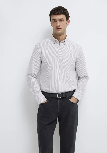 Resim Mavi Erkek Uzun Kol Gömlek M0211916-91472