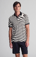 Resim Mavi Çizgili Polo Erkek T-Shirt M0611843-70055
