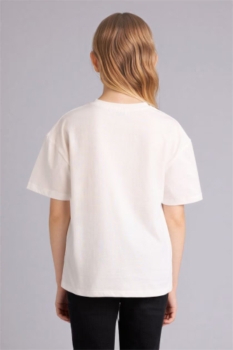 Resim Defacto Kız Çocuk T-shirt G1778A8/ER105