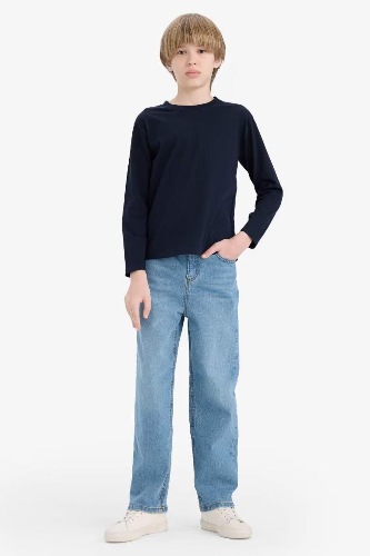 Resim Defacto Erkek Çocuk Uzun Kol Sweat K1686A6/NV253