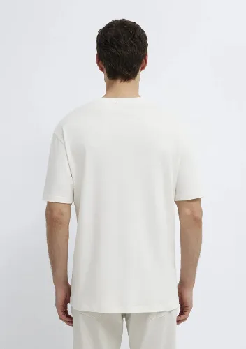 Resim Mavi Erkek T-shirt M0612645-70057