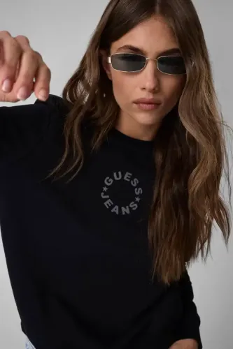 Resim W6YQ19K4778-JBLK Gues Kadın Sweat