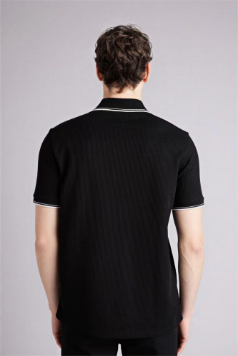 Resim Defacto Erkek T-shirt D7932AX/BK81