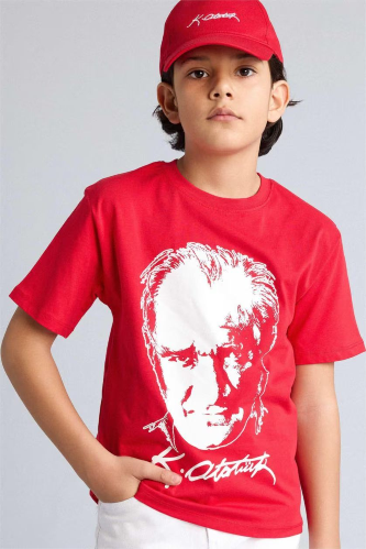 Resim Defacto Erkek Çocuk T-shirt B6938A8/RD282