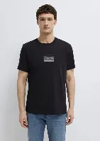 Resim Mavi Erkek T-shirt M0613364-71379