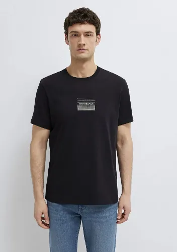 Resim Mavi Erkek T-shirt M0613364-71379