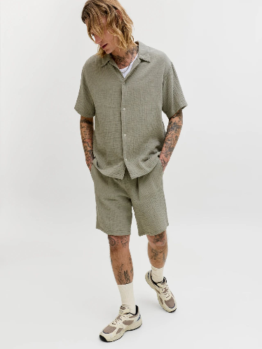 Resim Jack & Jones Jpstjaıden Patras Jogger Short Srt Erkek Kot&Kanvas Şort 12274758