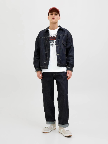 Resim Jack & Jones Jjelogo Tee Ss O-Neck 2 Col  Erkek T-Shirt 12279535