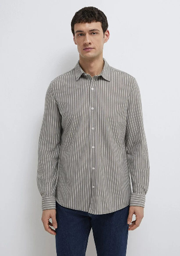 Resim Mavi Erkek Uzun Kol Gömlek M0211404-91582