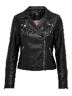 Resim Only Onlgemma Faux Leather Bıker Otw Noos Kadın Mont 15153079