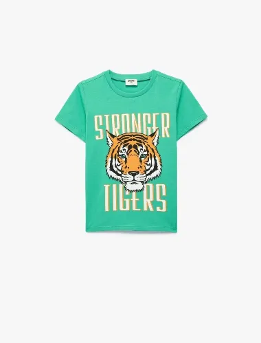 Resim Koton Erkek Çocuk T-shirt 6SKB10012TK
