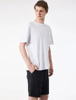 Resim Koton Erkek Kot&Kanvas Şort 6SAM40009MK