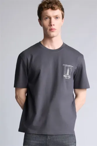 Resim Defacto Erkek T-shirt G4834AX/AR191