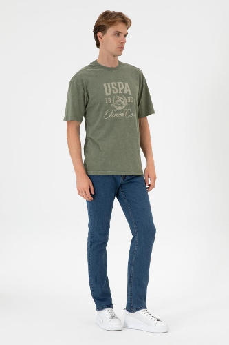 Resim U.S. Polo Assn. Erkek T-Shirt 2106782 D-Flamy