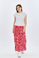 Resim Viole&More Kadın Etek Uzun Önden Düğmeli