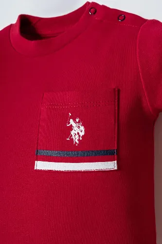 Resim U.S. Polo Assn Bebek Erkek Bebek Şort Takım USB2867