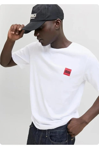 Resim Jack & Jones Jjbrandy Tee Ss Crew Neck Ln Erkek T-shirt 12279100