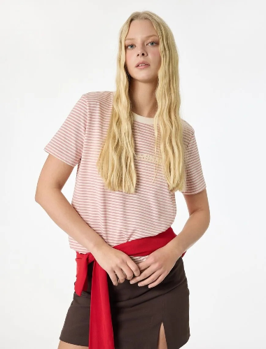 Resim Koton Kadın T-shirt 6SAL10048IK