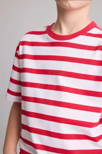 Resim Defacto Erkek Çocuk T-shirt H4342A8/RD79