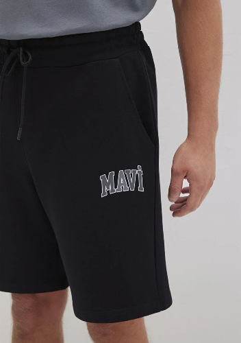 Resim Mavi Erkek Penye Şort M0410224-900